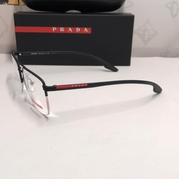 NEW & 100% AUTHENTIC Prada VPS 51M Linea Rossa eyeglasses - Picture 10 of 13